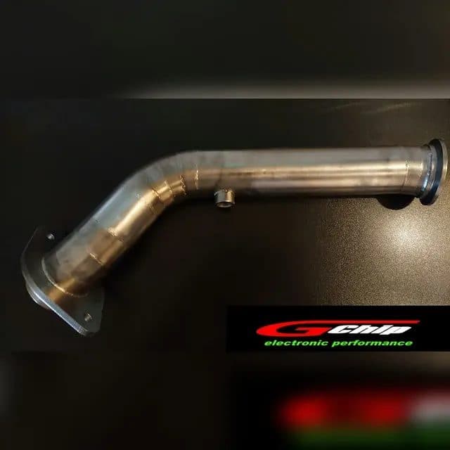 Downpipe de acero inoxidable fabricado por Gchip